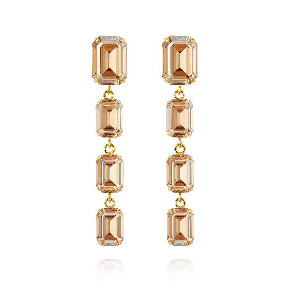 Lydia Long Earring Gold
