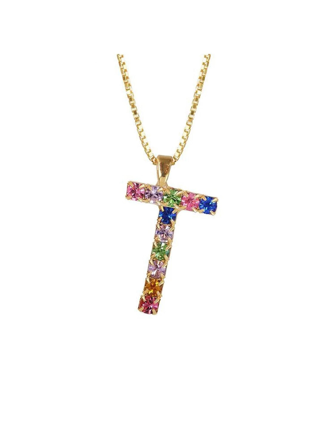 Letter Necklace Gold 50 Cm