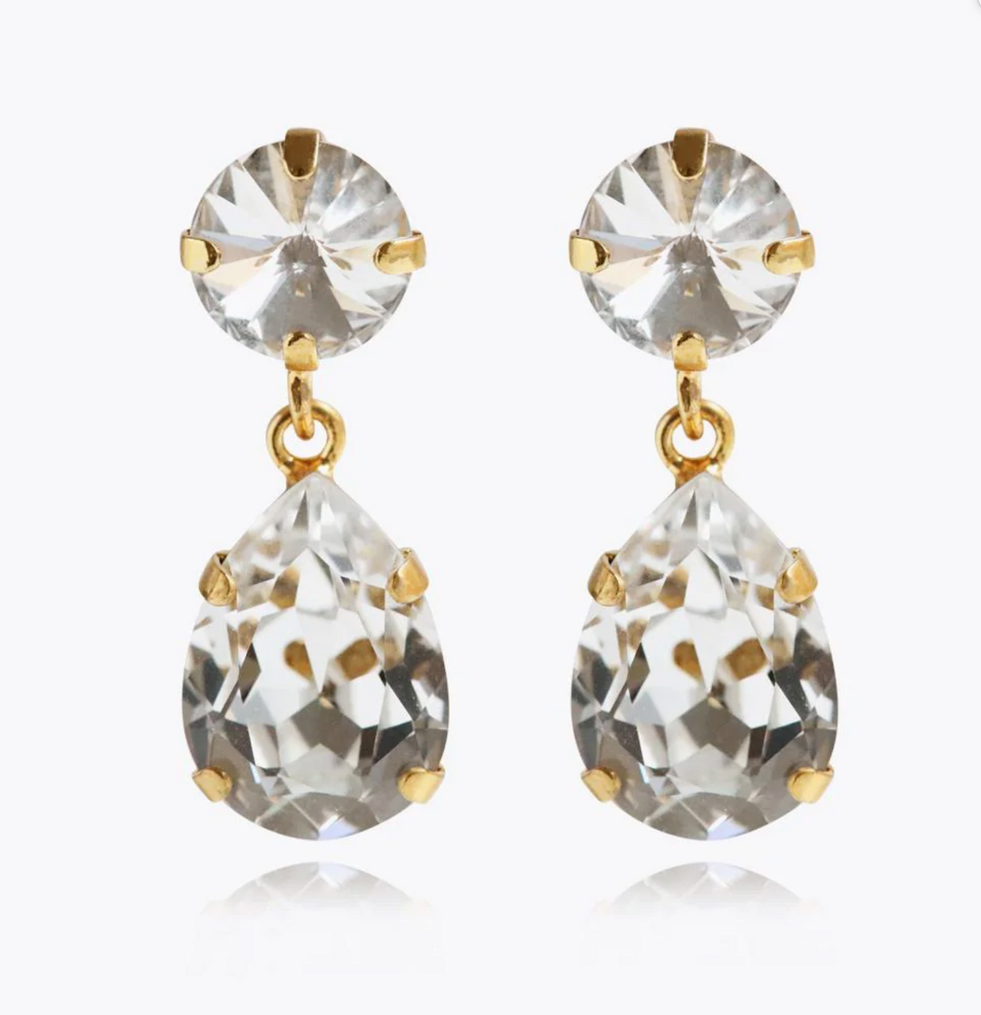 Classic Drop Earrings Gold