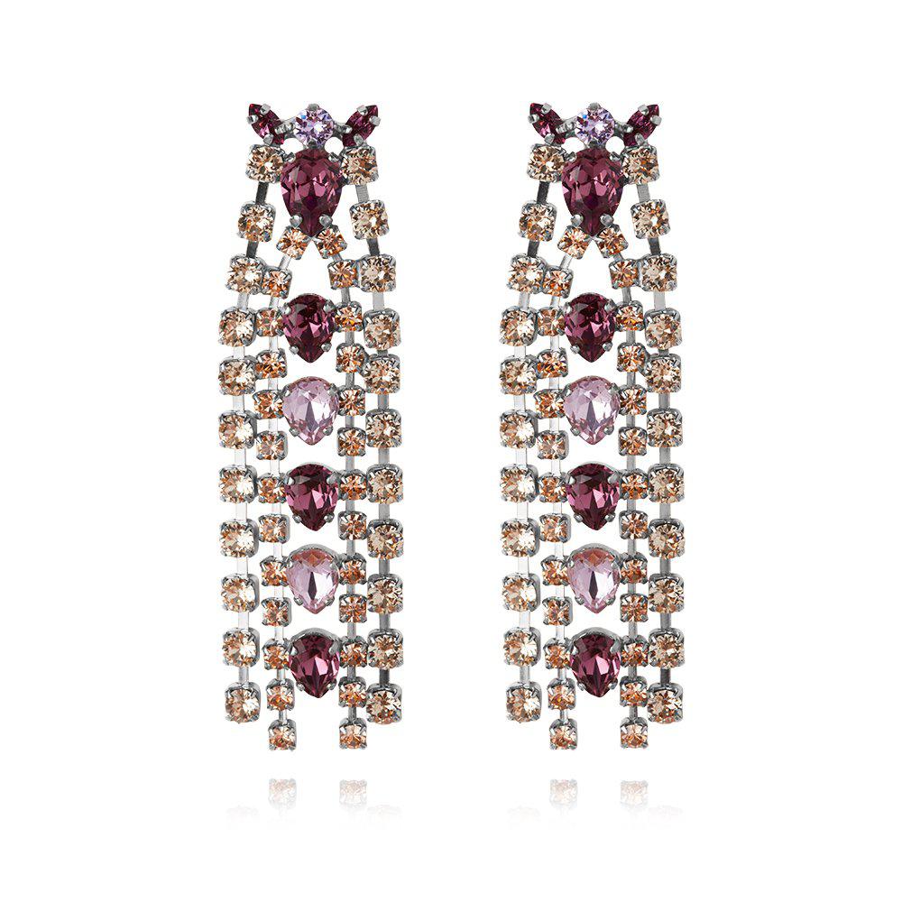 MINI PENELOPE EARRINGS RHODIUM