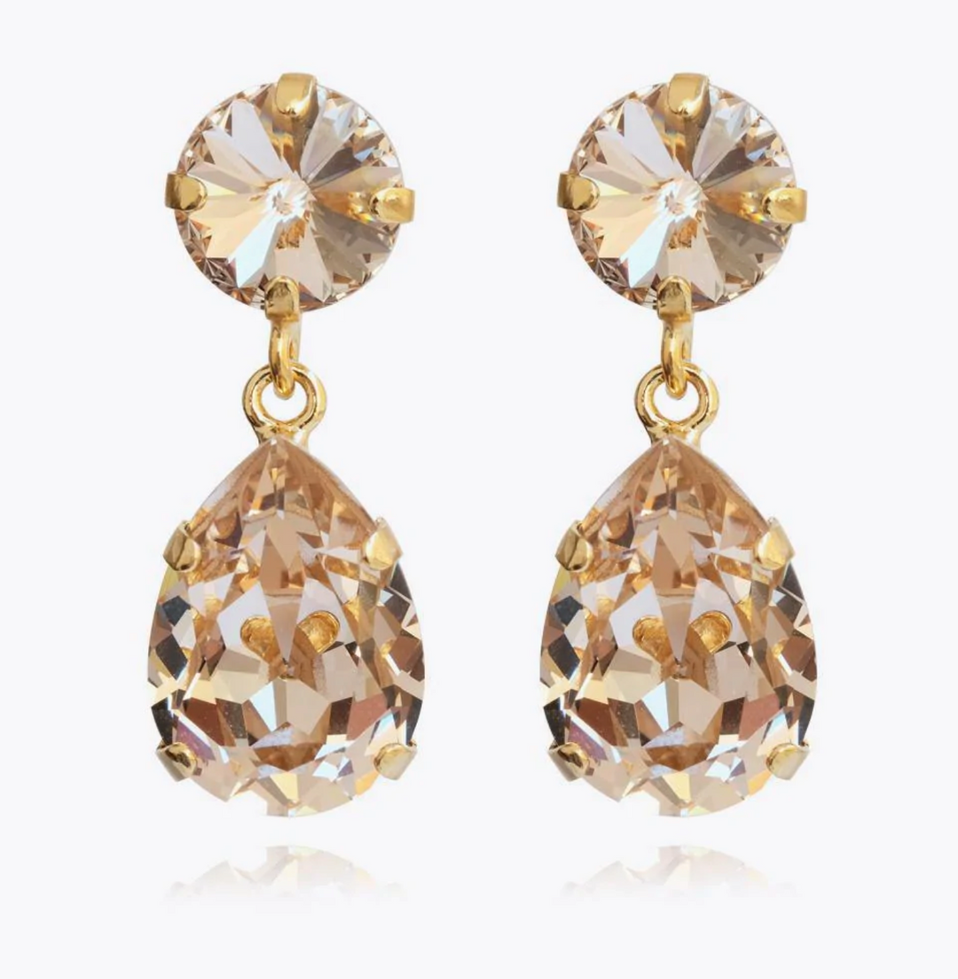 Classic Drop Earrings Gold