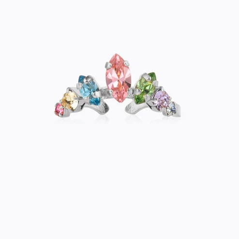 LUNA RING RHODIUM