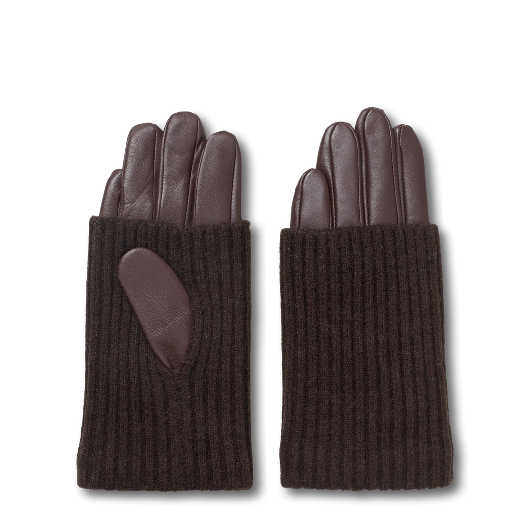 Day Leather Knit Glove