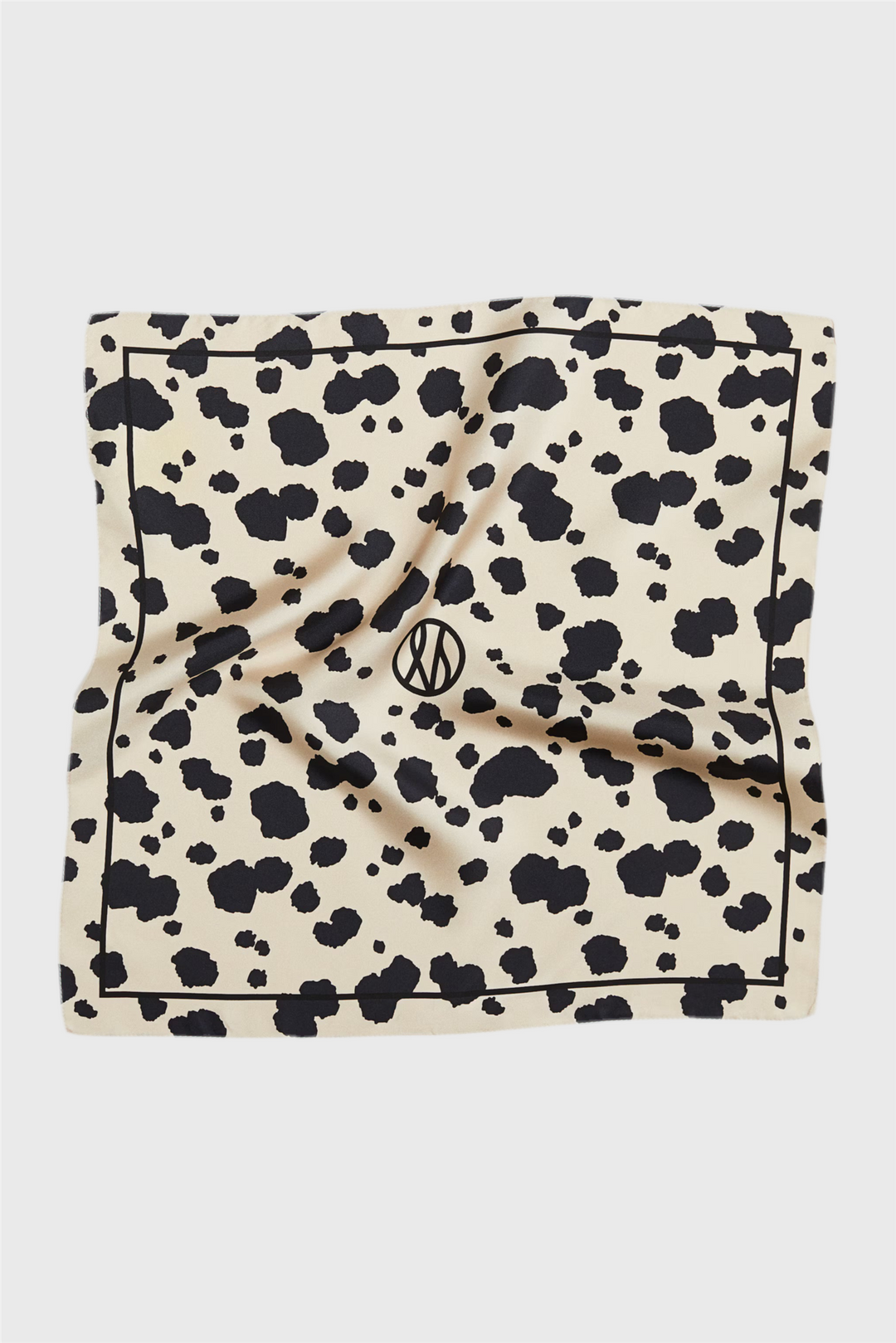 Dalmatian Print Sand & Black 50x50