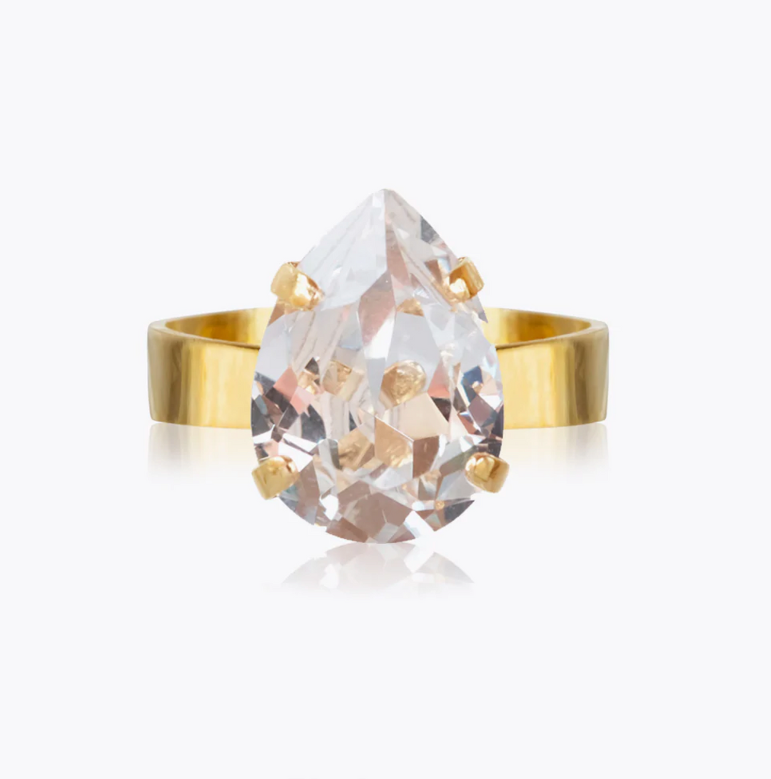 Mini Drop Ring Gold