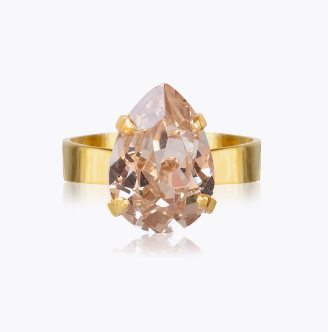 Mini Drop Ring Gold