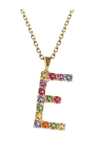 Letter Necklace Gold 50 Cm