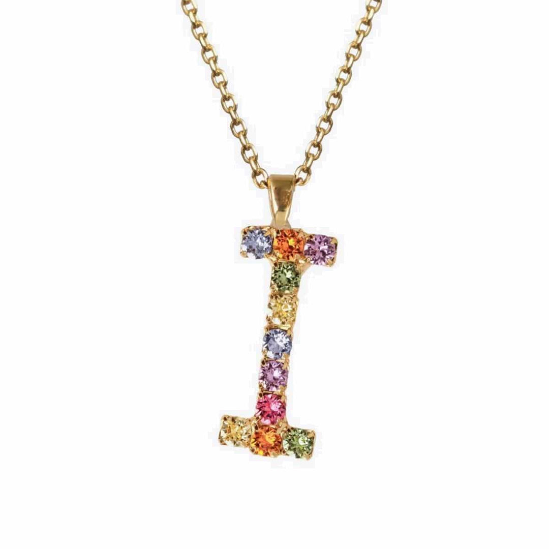 Letter Necklace Gold 50 Cm