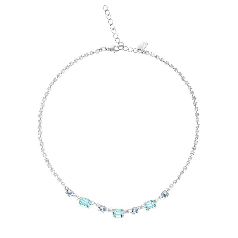 Corinna Necklace Rhodium