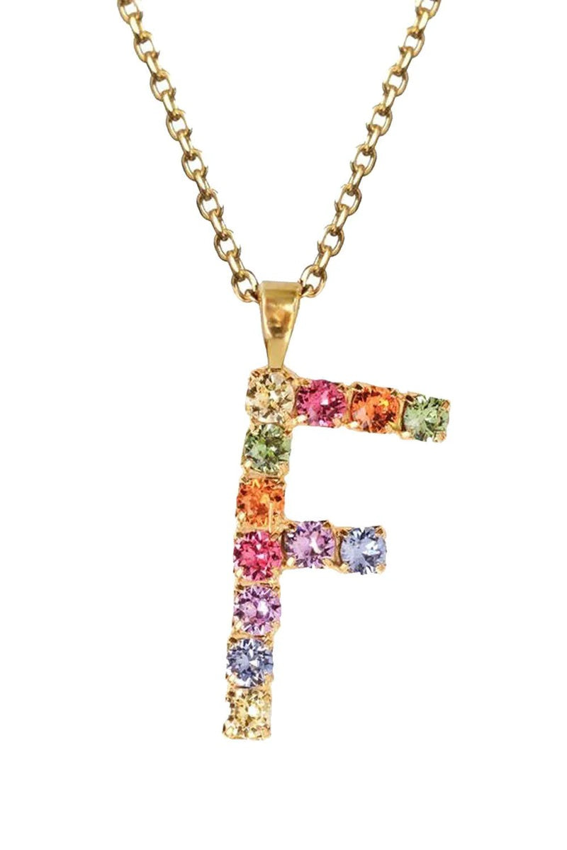 Letter Necklace Gold 50 Cm