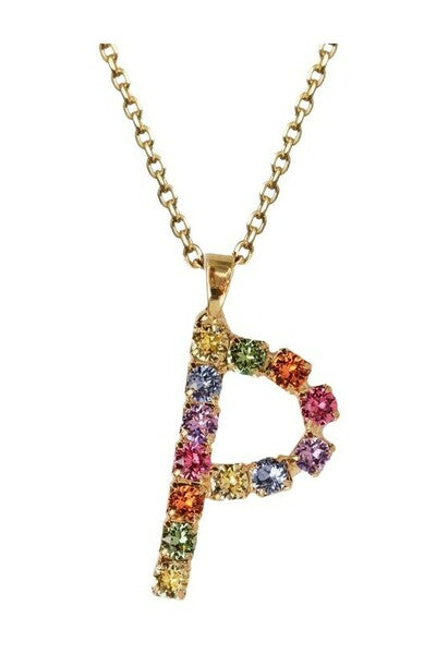 Letter Necklace Gold 50 Cm