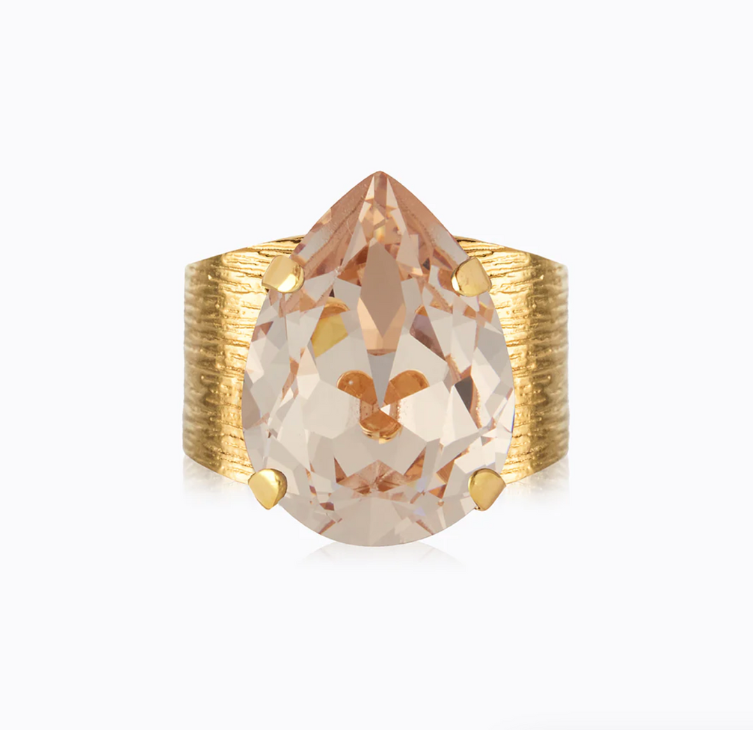 Classic Drop Ring Gold