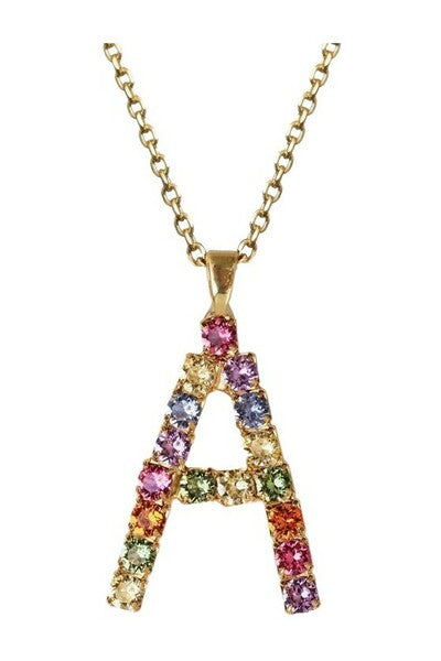 Letter Necklace Gold 50 Cm