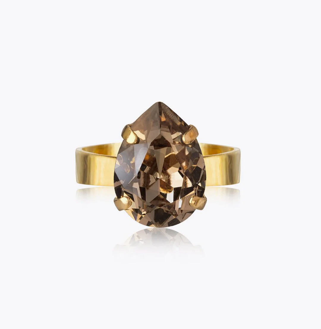 Mini Drop Ring Gold