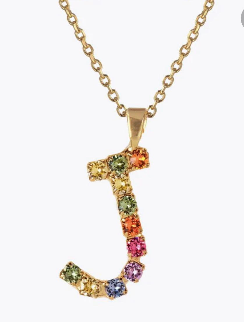 Letter Necklace Gold 50 Cm
