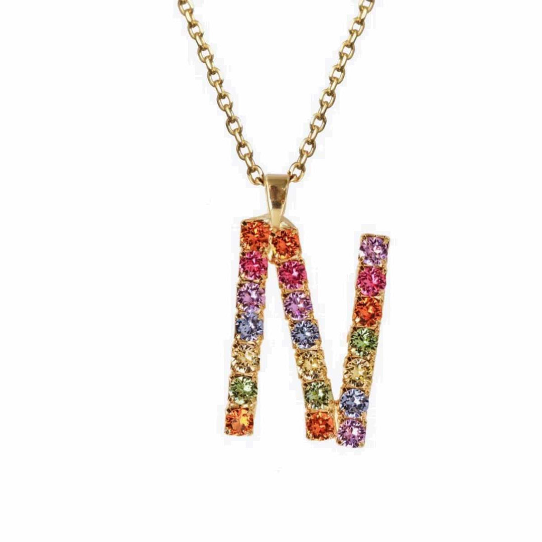 Letter Necklace Gold 50 Cm
