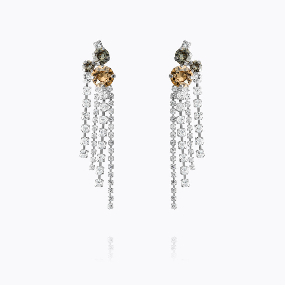 Amy Earrings Rhodium