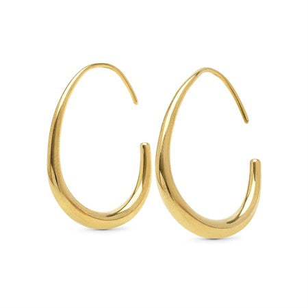 Vilhelmina Adjustable Hoop Earrings Stainless Steel