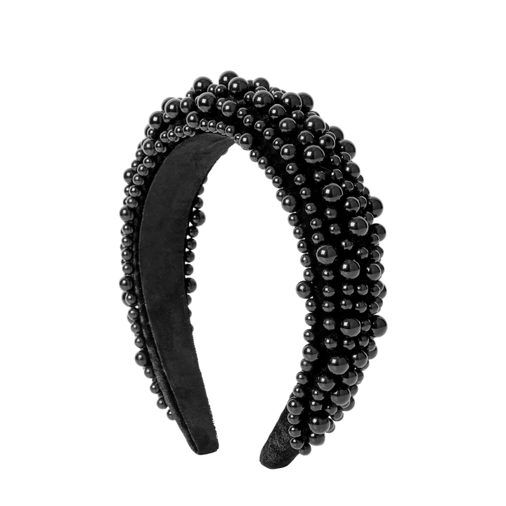Day Pearly Velvet Hair Band
