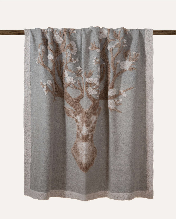 Happy Deer Boiled Wool 150x190