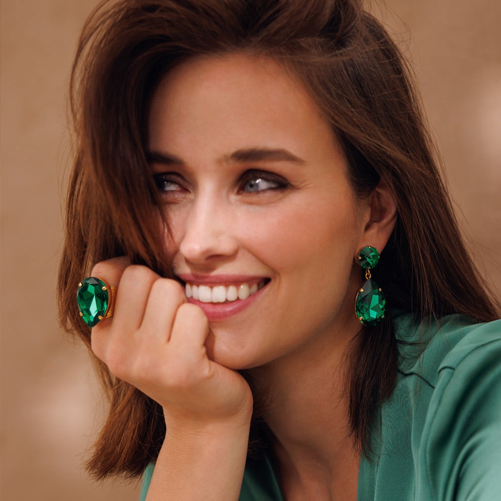 PERFECT DROP EARRINGS GS GOLD