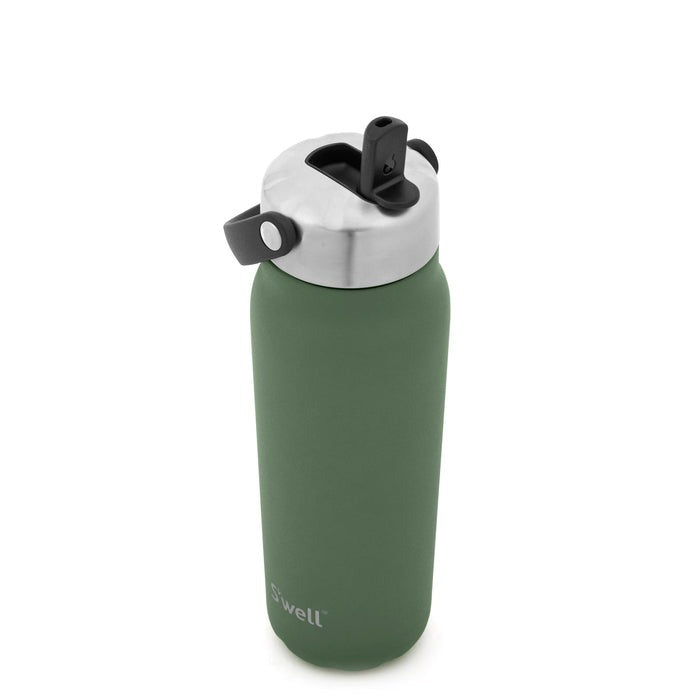 Green Jasper Explorer Flip Straw 24oz