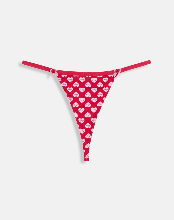 Be My Juicy Valetine Thong 3 Pack