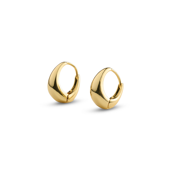 Hedvig Classic Wide Hoop Earrings Stainless Steel