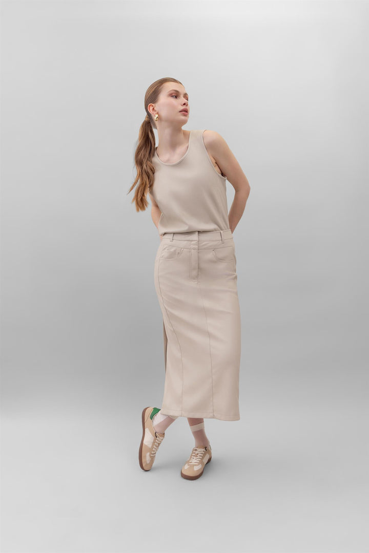 Skirt Faux Leather