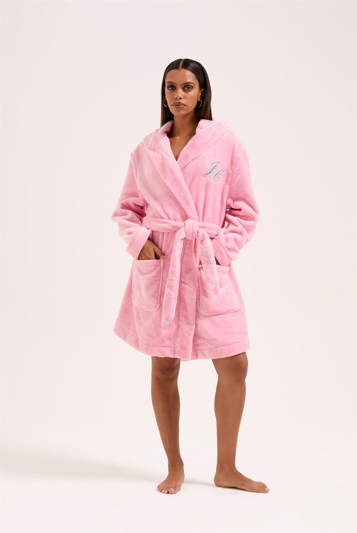 Crown Plush Hooded Robe
