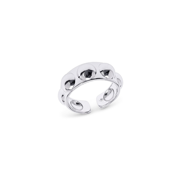 Reah Bubble Structure Ring Stainless Steel