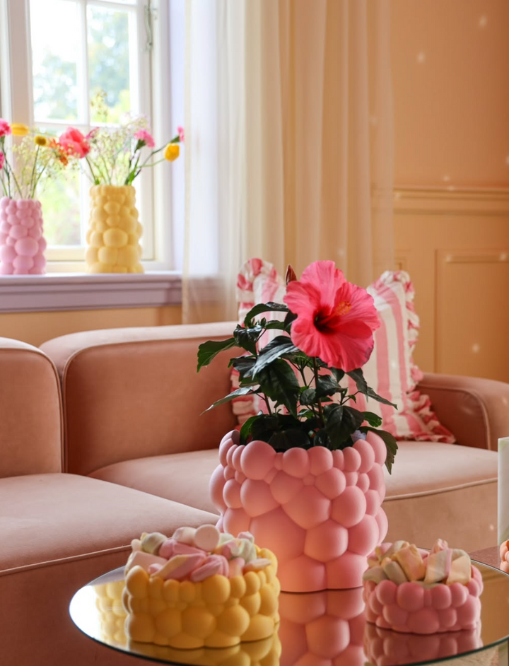 Bubble Planter Fuzzy Pastel XL