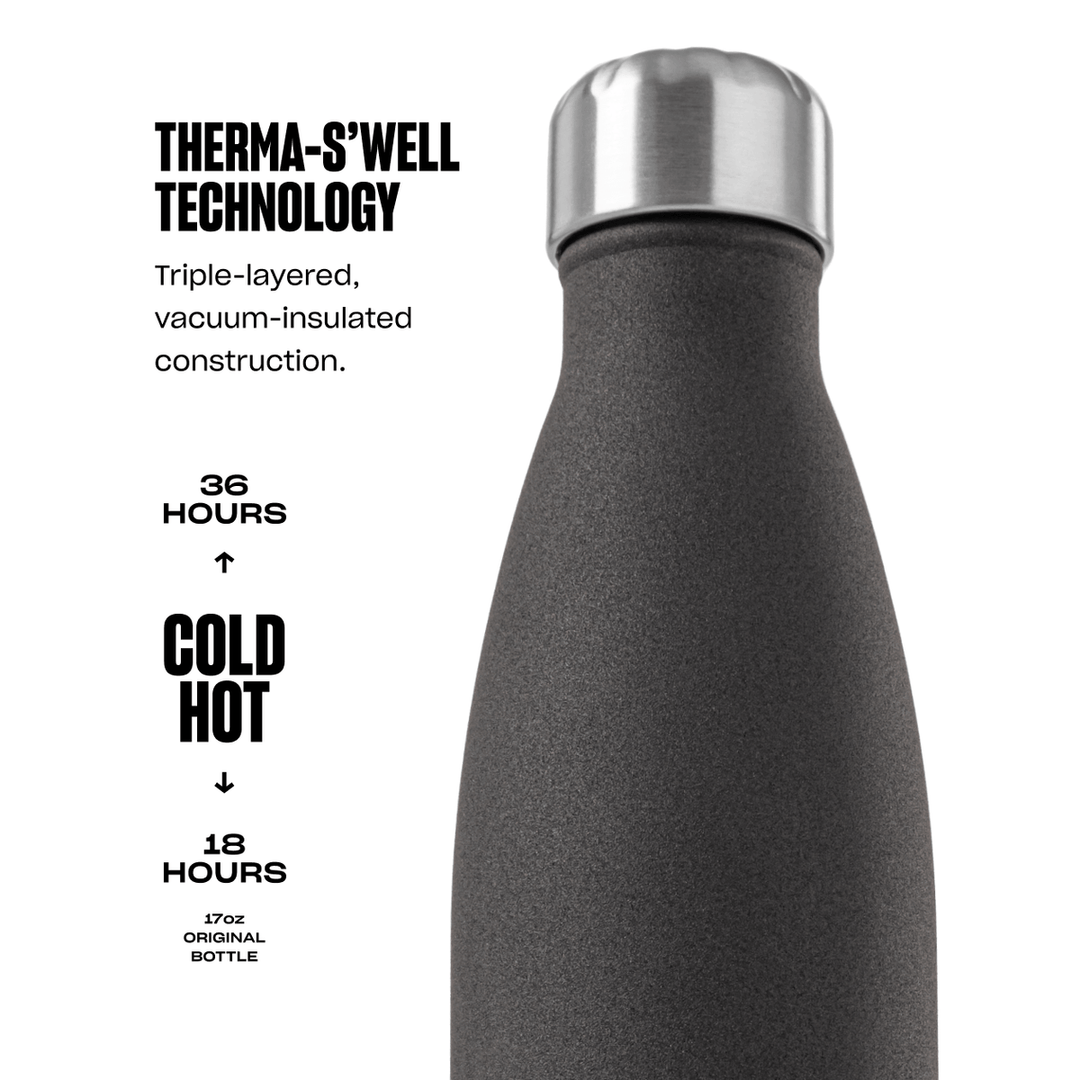 White Marble 9oz Bottle