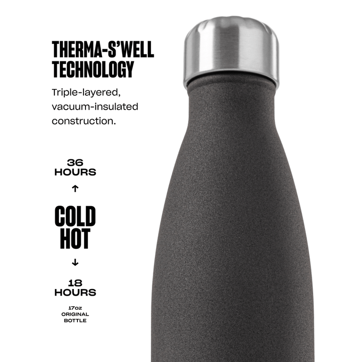 White Marble 9oz Bottle
