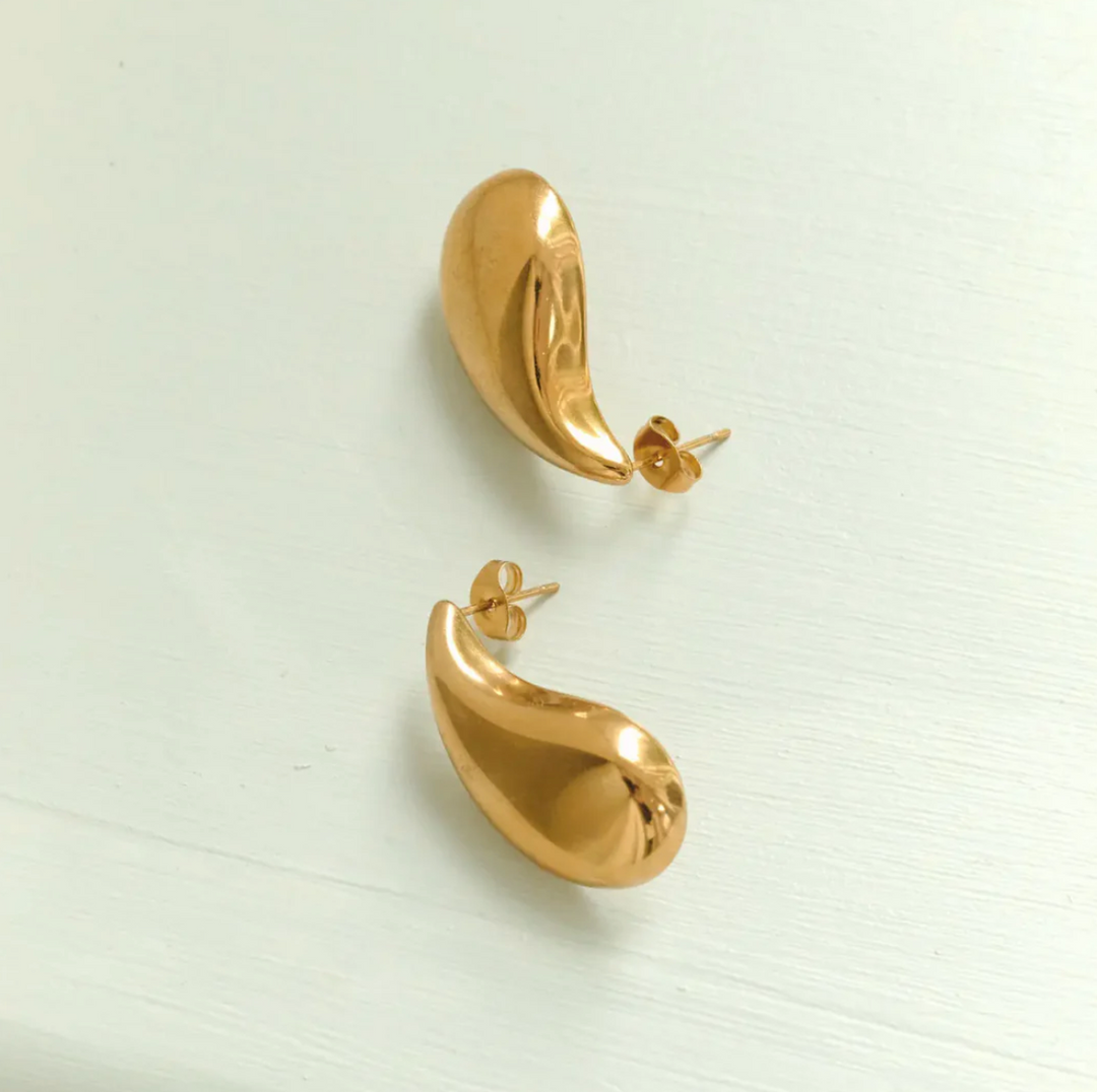 Delphine Large Drop Earring Stainless Steel
