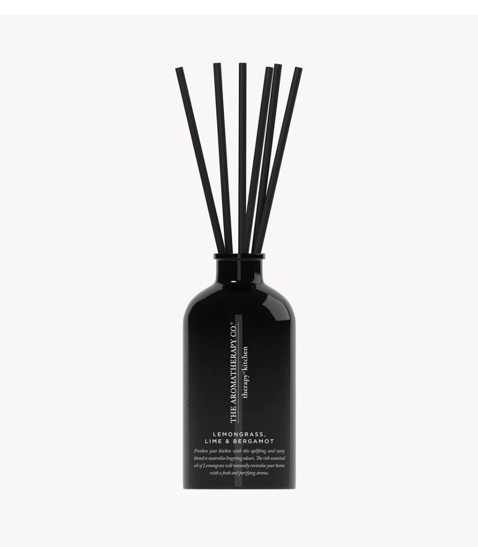 Therapy Kitchen Diffuser 250ml - Lemongrass, Lime & Bergamot