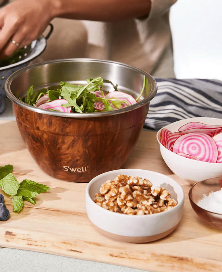Teakwood Salad Bowl Kit 64oz