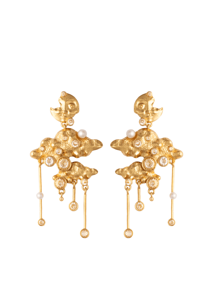 Cosmic Cascade Earrings
