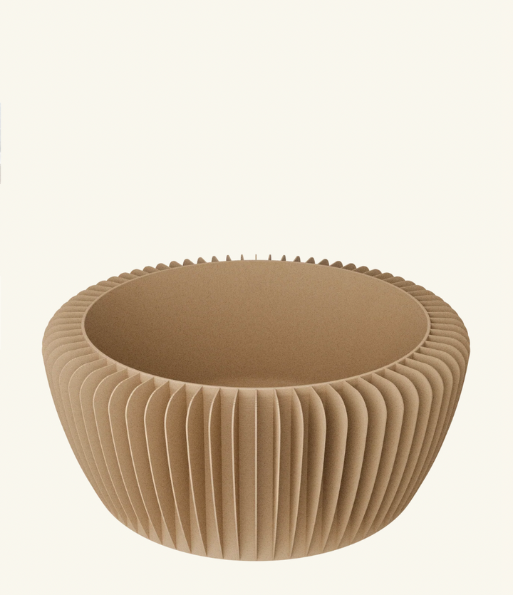 Stripe Bowl Wood M