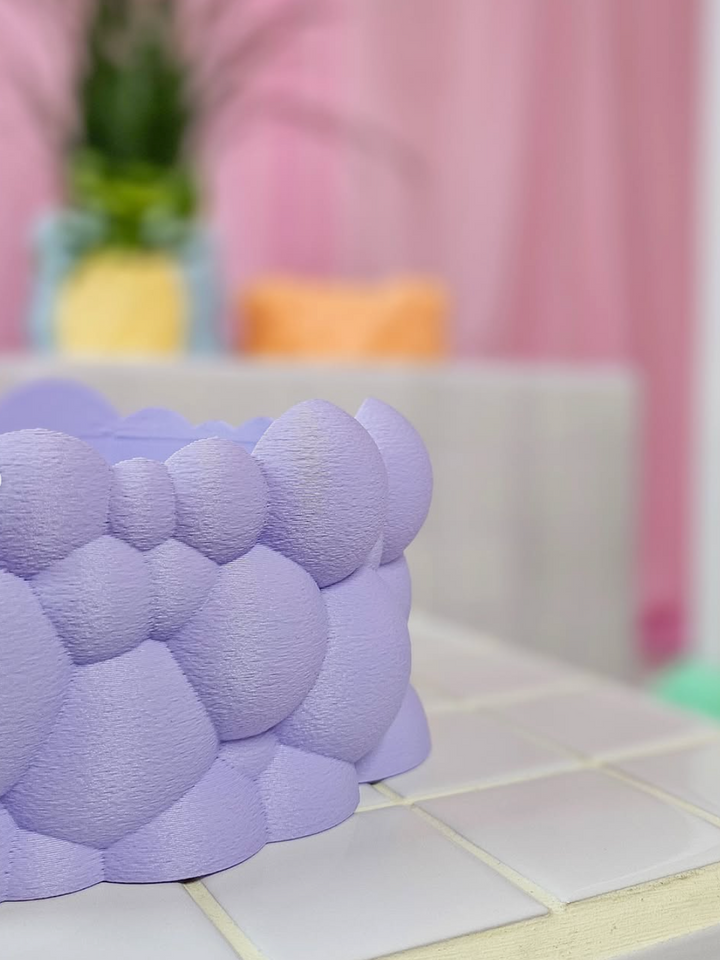 Bubble Bowl Fuzzy Pastel L