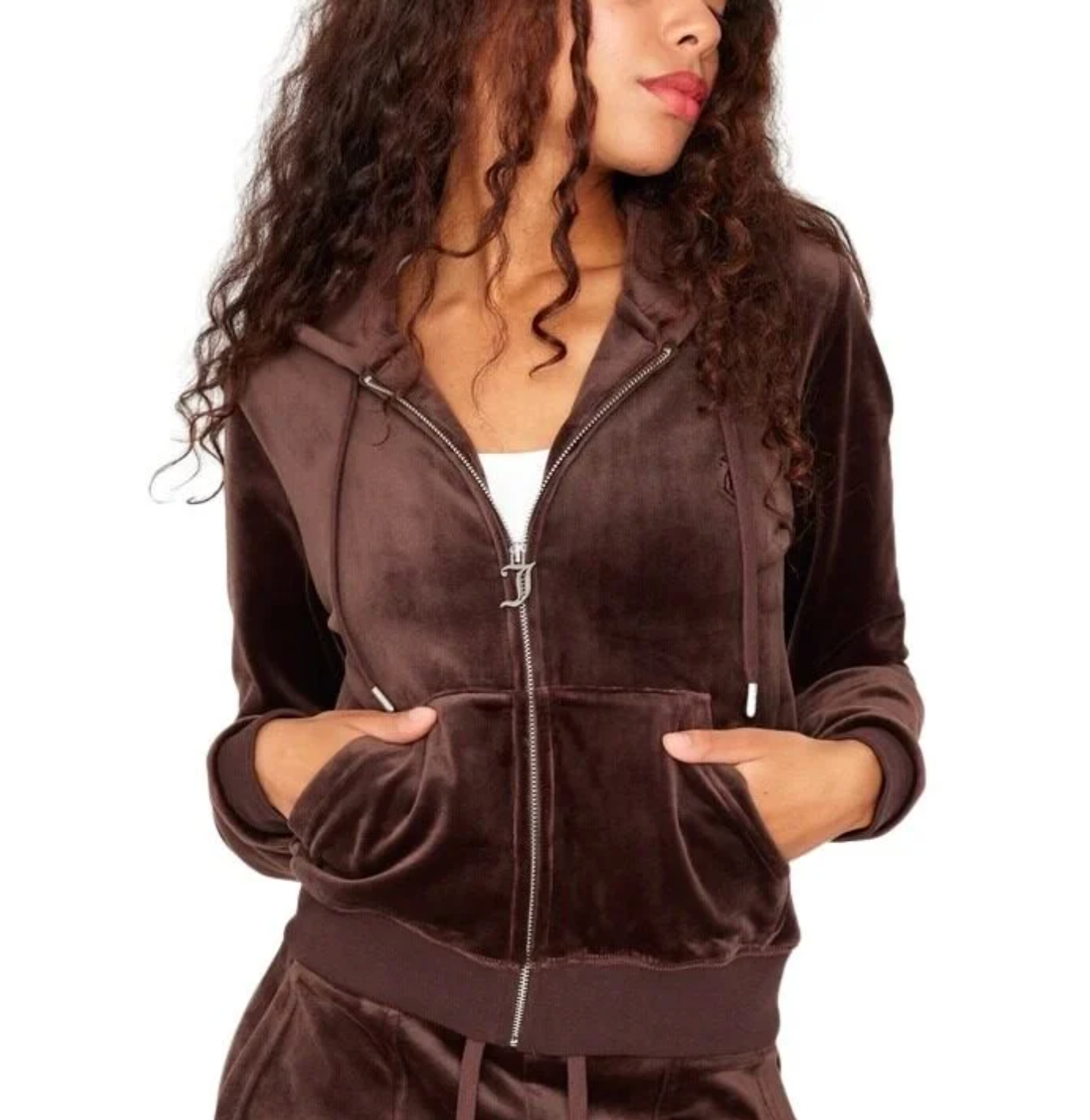 Classic Velour Robertson Zip Hoodie MY STUDIO