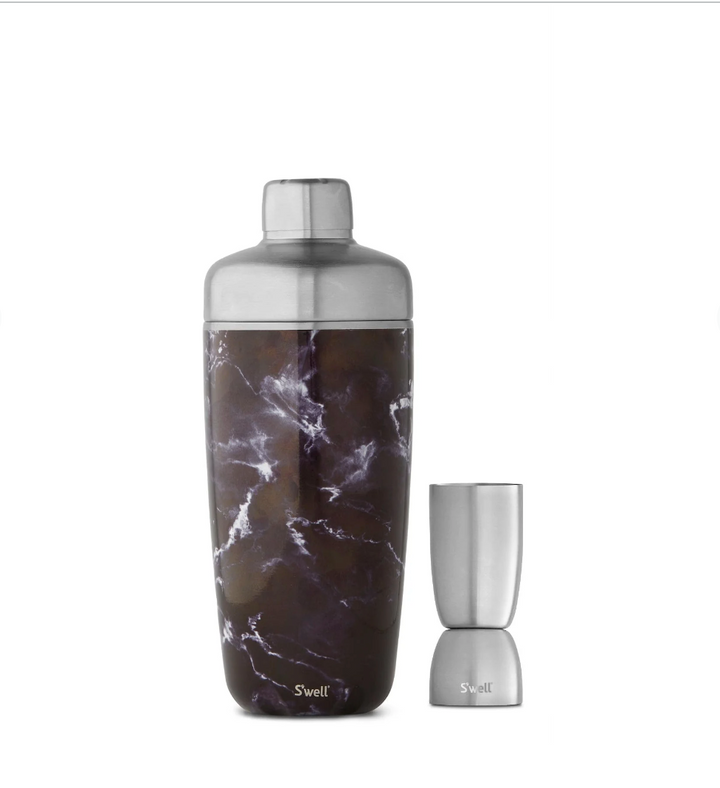 Black Marble Shaker Set 18oz