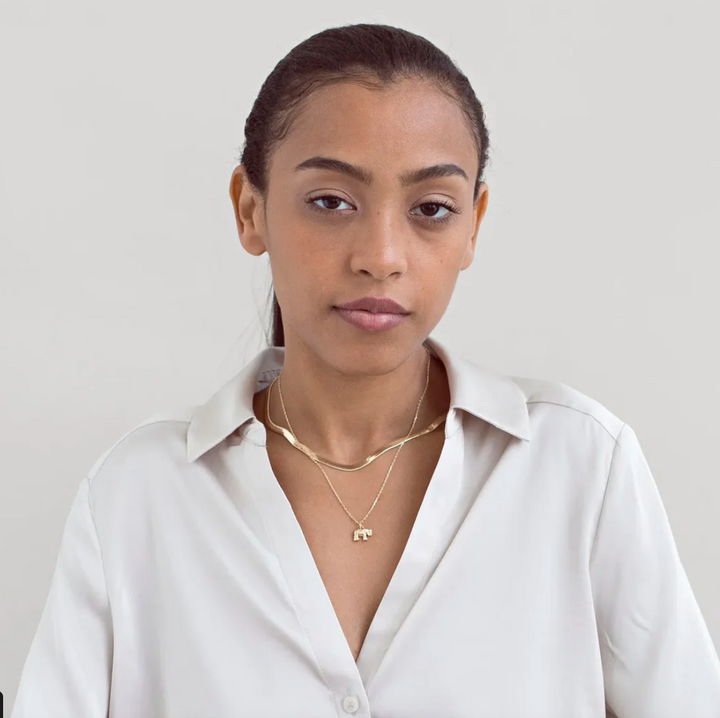 Ivy Snake Chain Necklace Stainless Steel