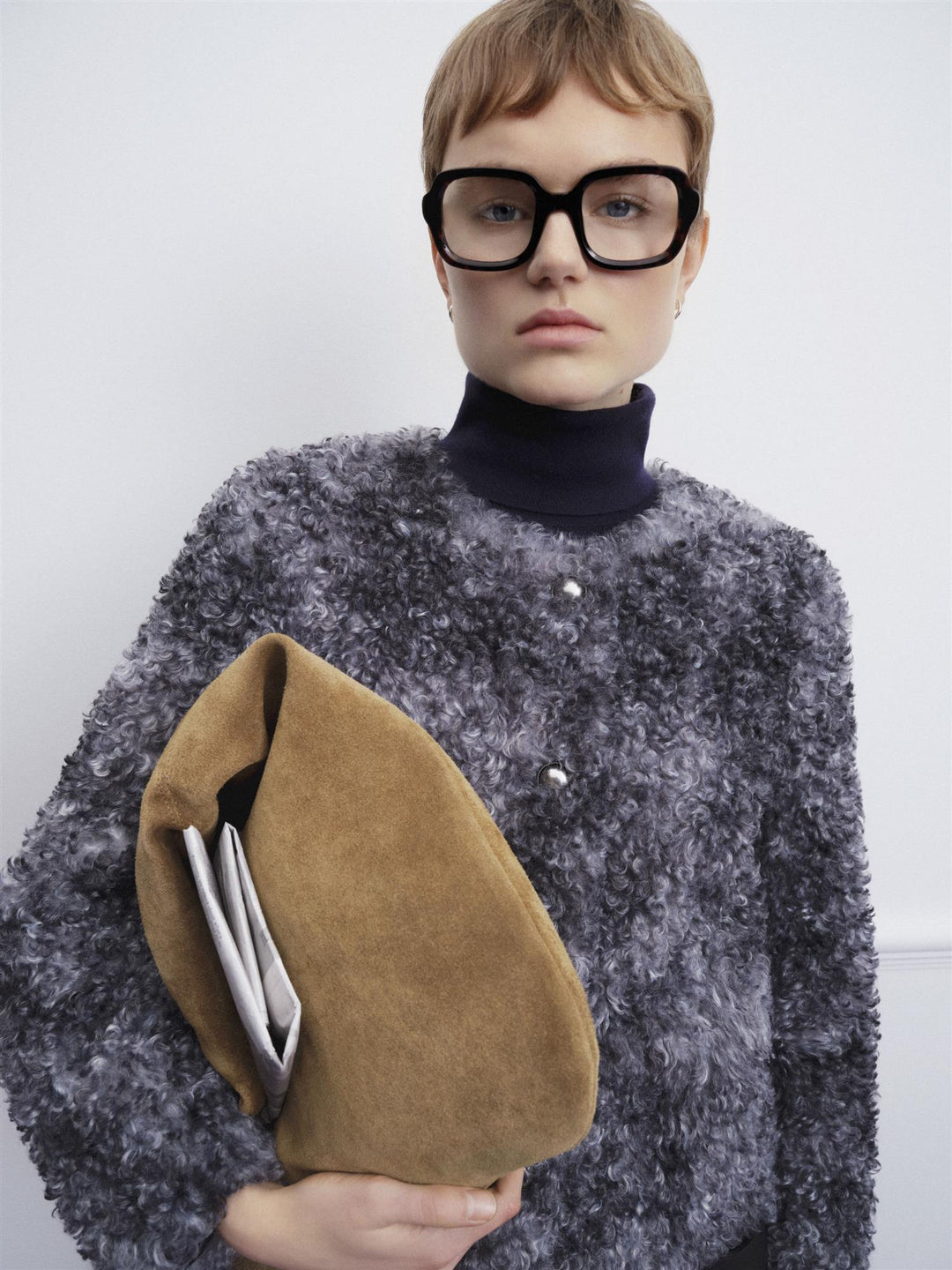 Adria Gritty Suede Bag