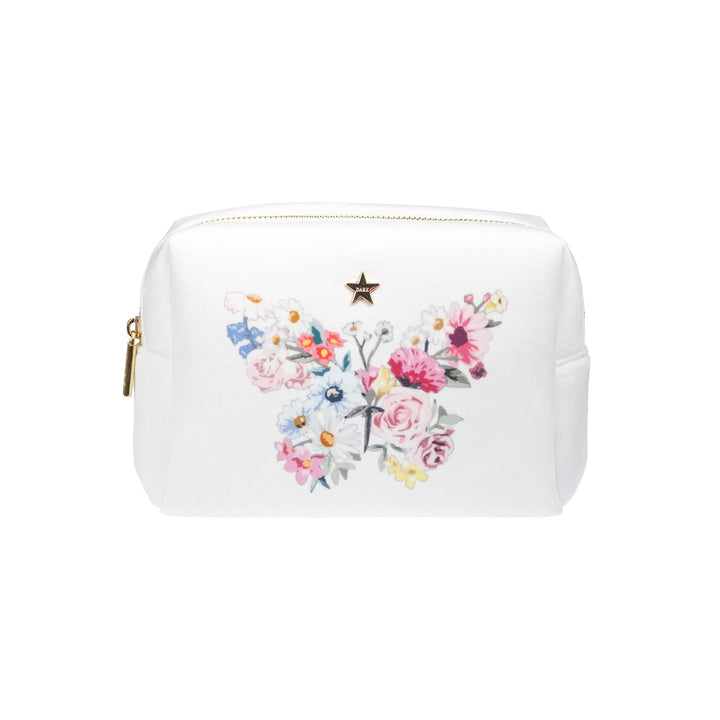 Velvet Square Make-Up Pouch Small