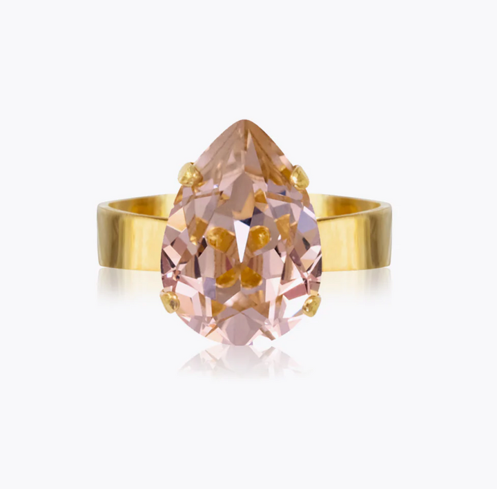 Mini Drop Ring Gold