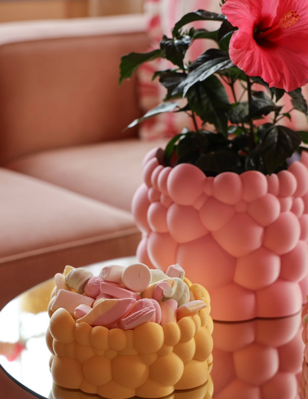 Bubble Bowl Fuzzy Pastel M