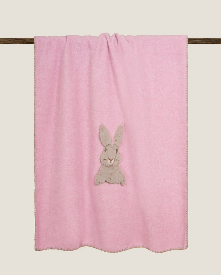 Baby Sweet Rabbit Soft Bamboo Rosa Confetto 75x100