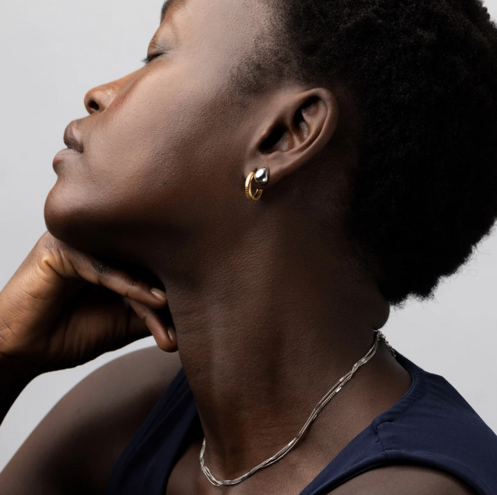 May Classic Drop Earrings Stainless Steel