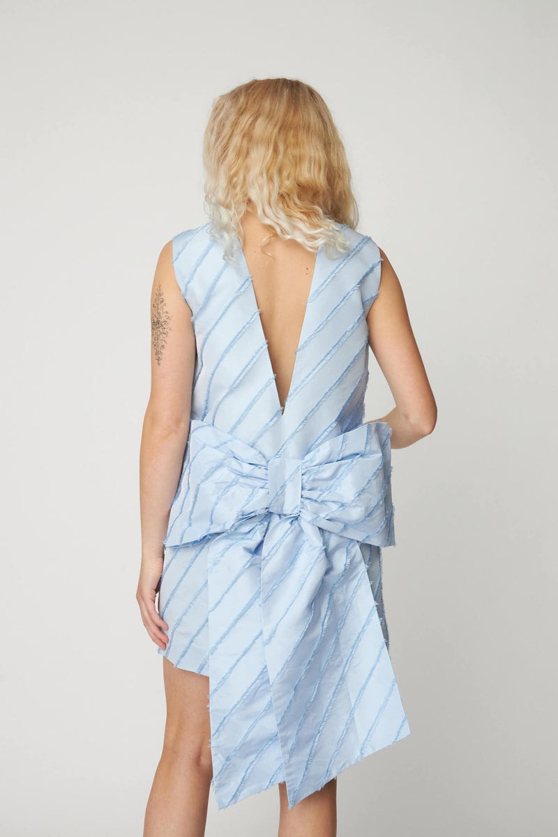 Mini Dress with Bow Detail